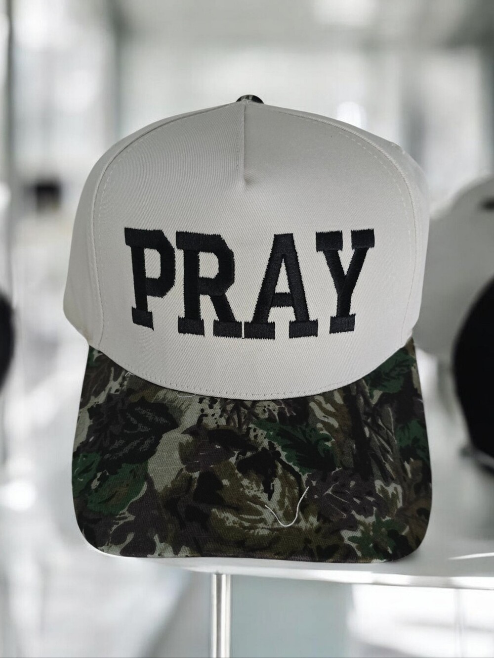 Pray Embroidered Camp Adustable Cap, NEW
